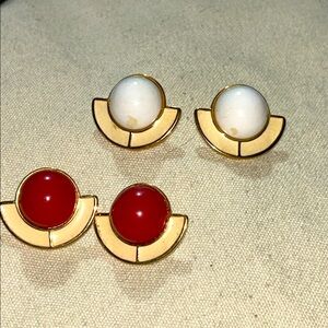 Monet Vintage Earrings 2 pair